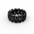 Ring - Cuban Iced - Black