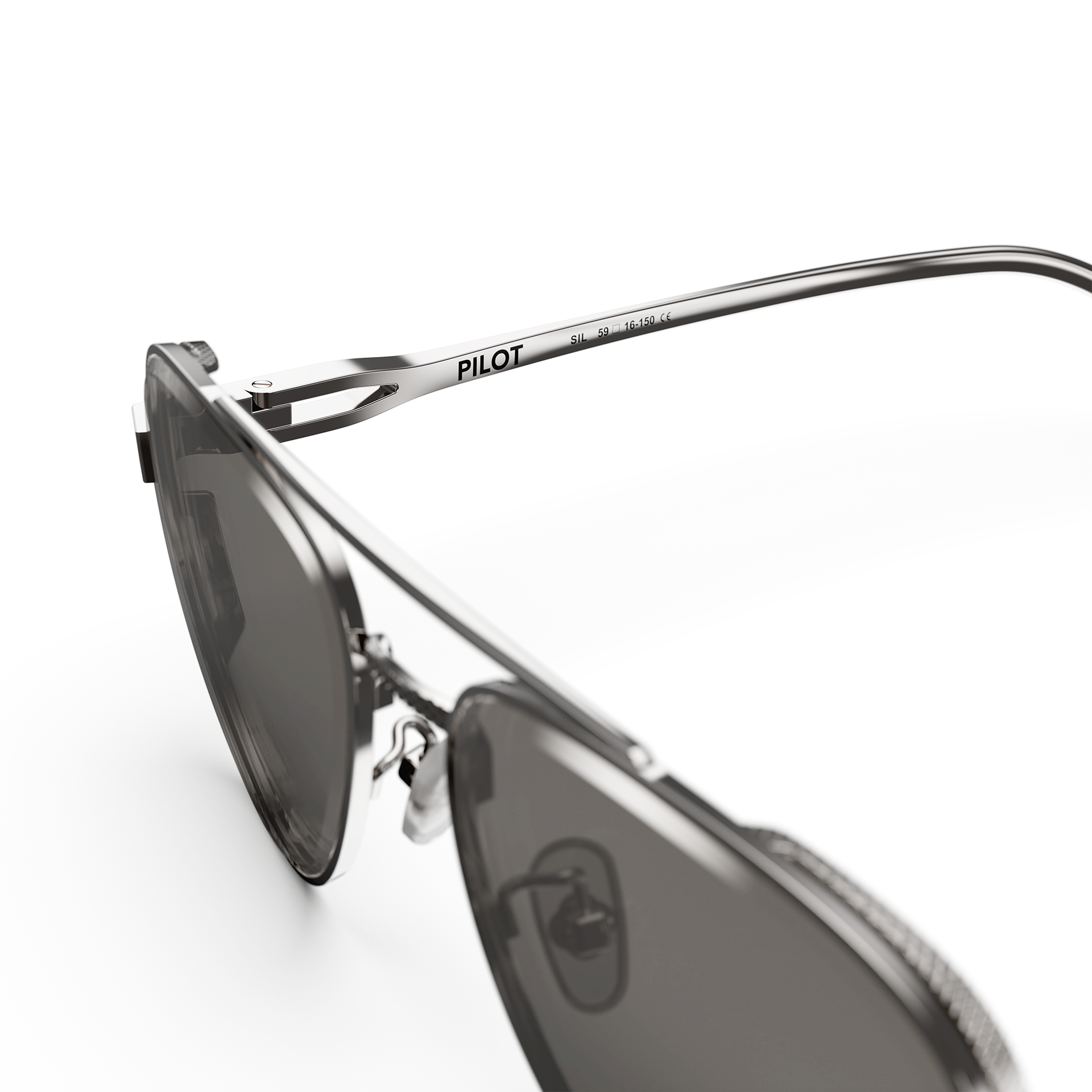 Sunglasses - Pilot Silver