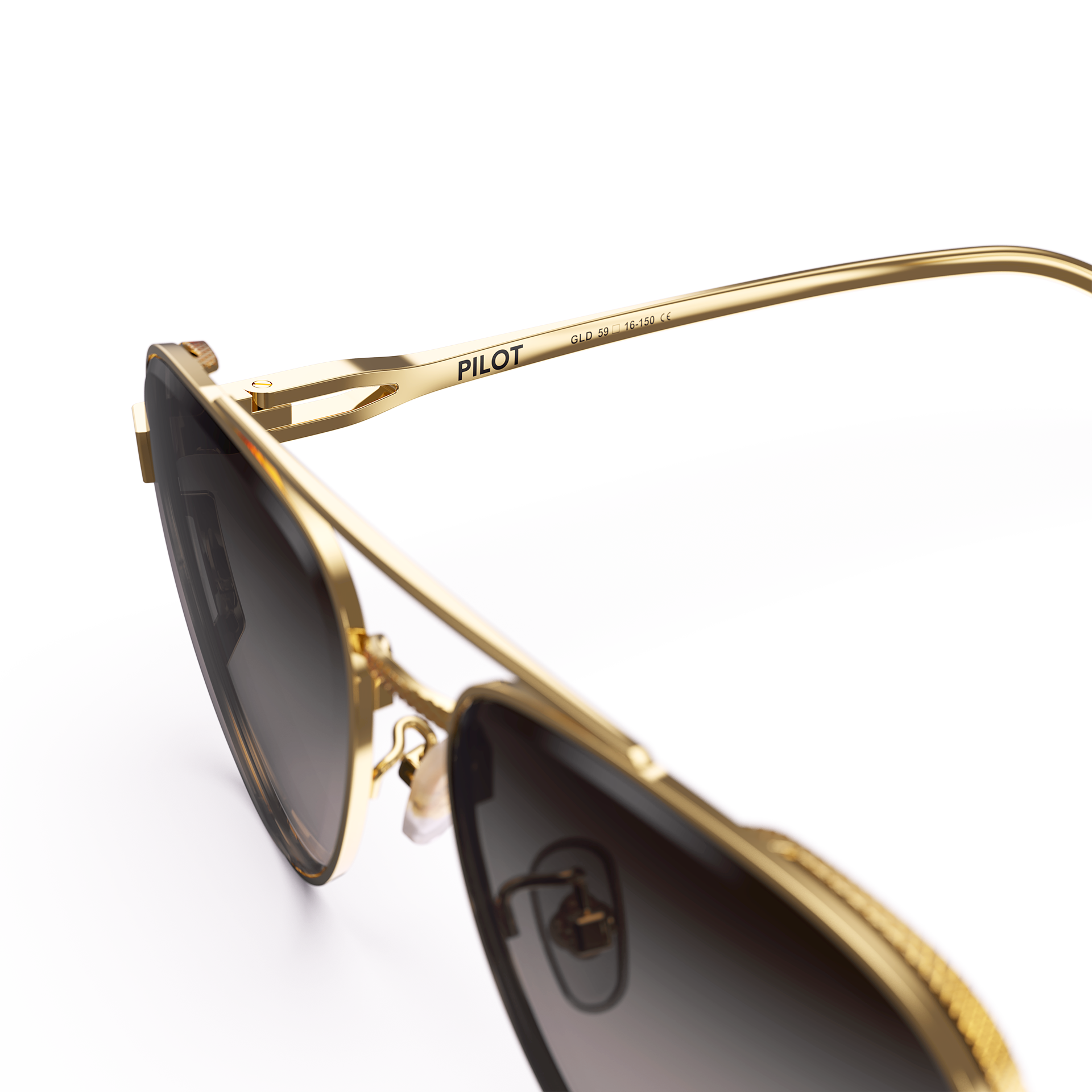 Sunglasses - Pilot Gold