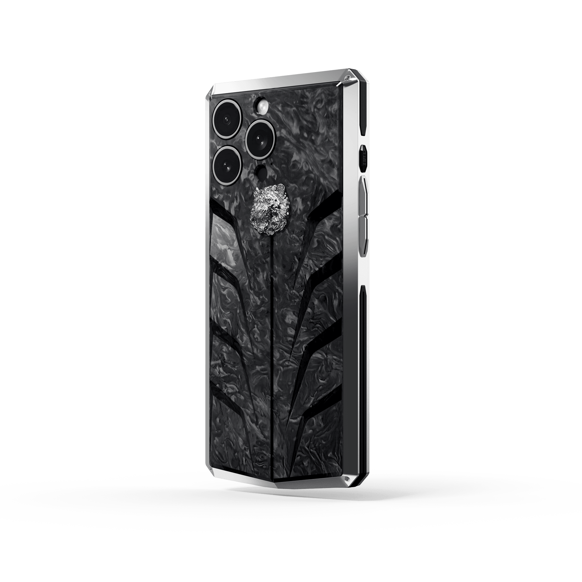 iPhone Case / RSC15 - Silver Tiger