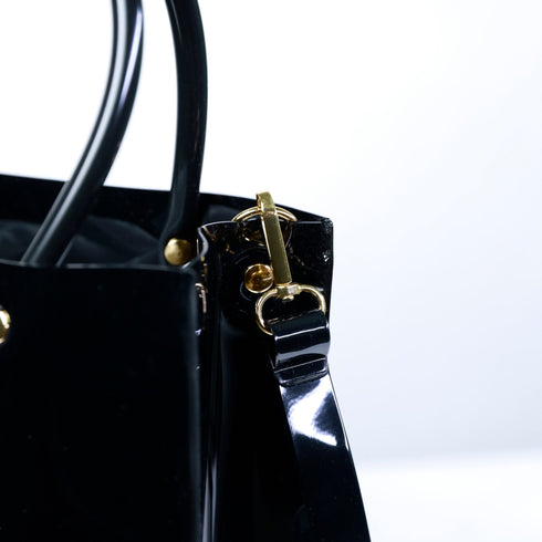 A4 Clear Toot Bag  (Black)