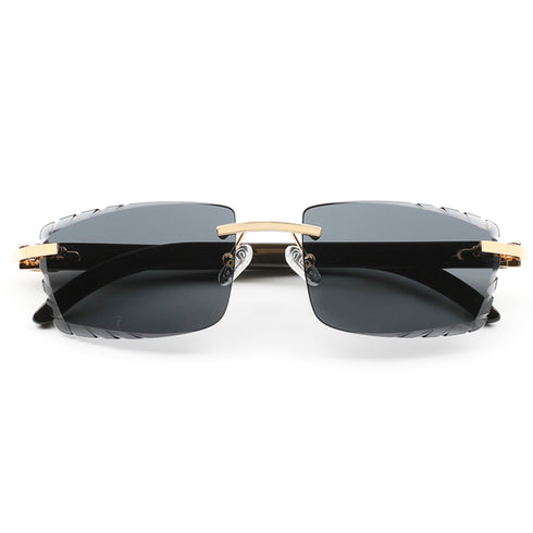 Sunglasses - MONOFACE HORN BLACK