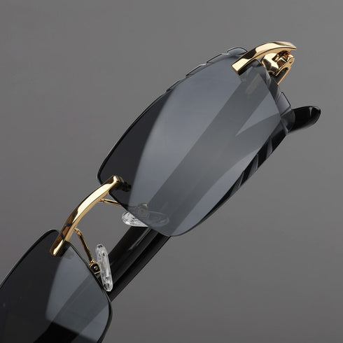 Sunglasses - MONOFACE HORN BLACK