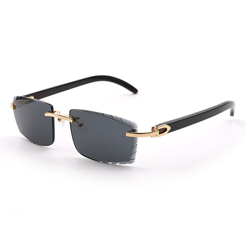 Sunglasses - MONOFACE HORN BLACK