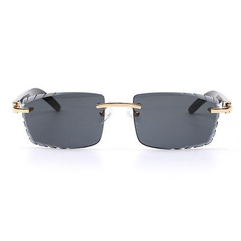 Sunglasses - MONOFACE HORN BLACK