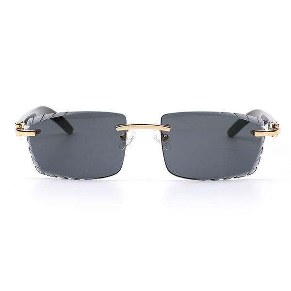 Sunglasses - MONOFACE HORN BLACK