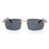Sunglasses - MONOFACE HORN BLACK