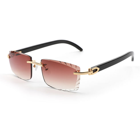 Sunglasses - MONOFACE HORN BROWN