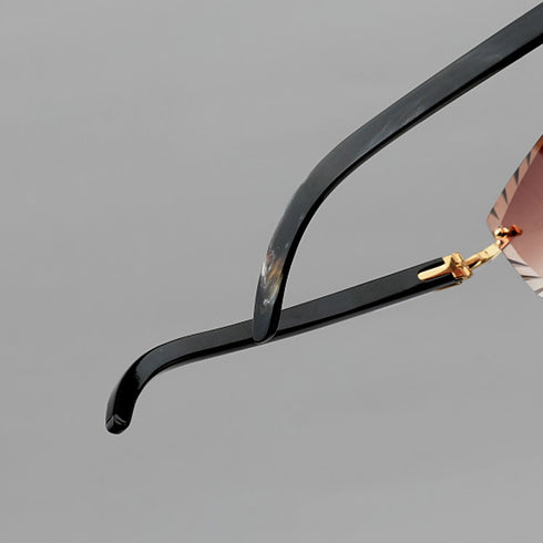 Sunglasses - MONOFACE HORN BROWN