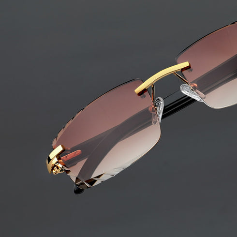 Sunglasses - MONOFACE HORN BROWN