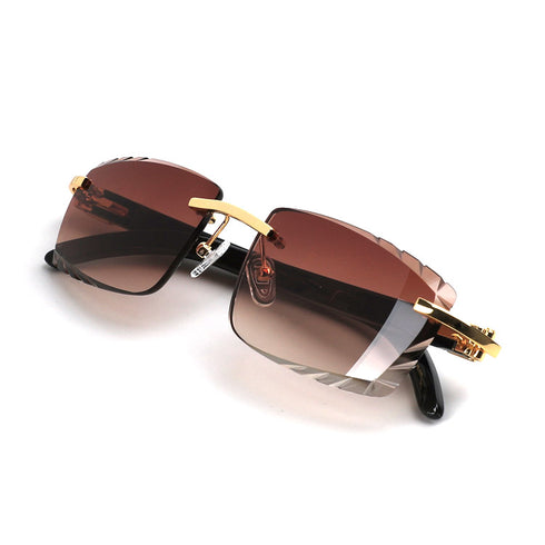 Sunglasses - MONOFACE HORN BROWN