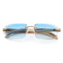 Sunglasses - MONOFACE HORN BLUE