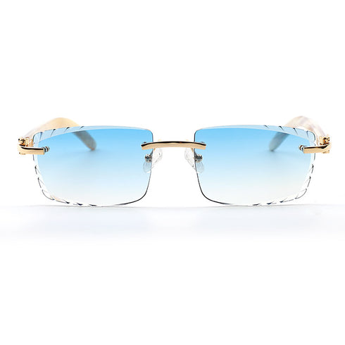 Sunglasses - MONOFACE HORN BLUE