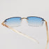 Sunglasses - MONOFACE HORN BLUE