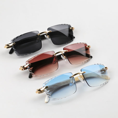 Sunglasses - MONOFACE HORN BROWN