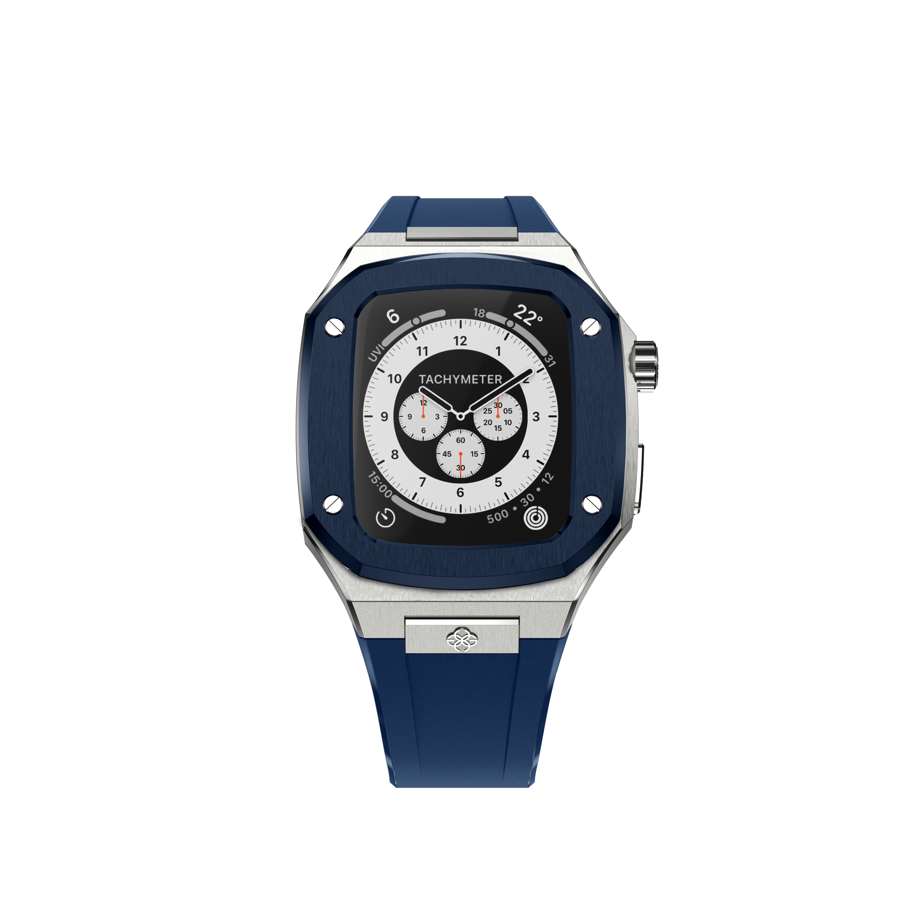 Apple Watch Case - SP44 - Silver / Blue