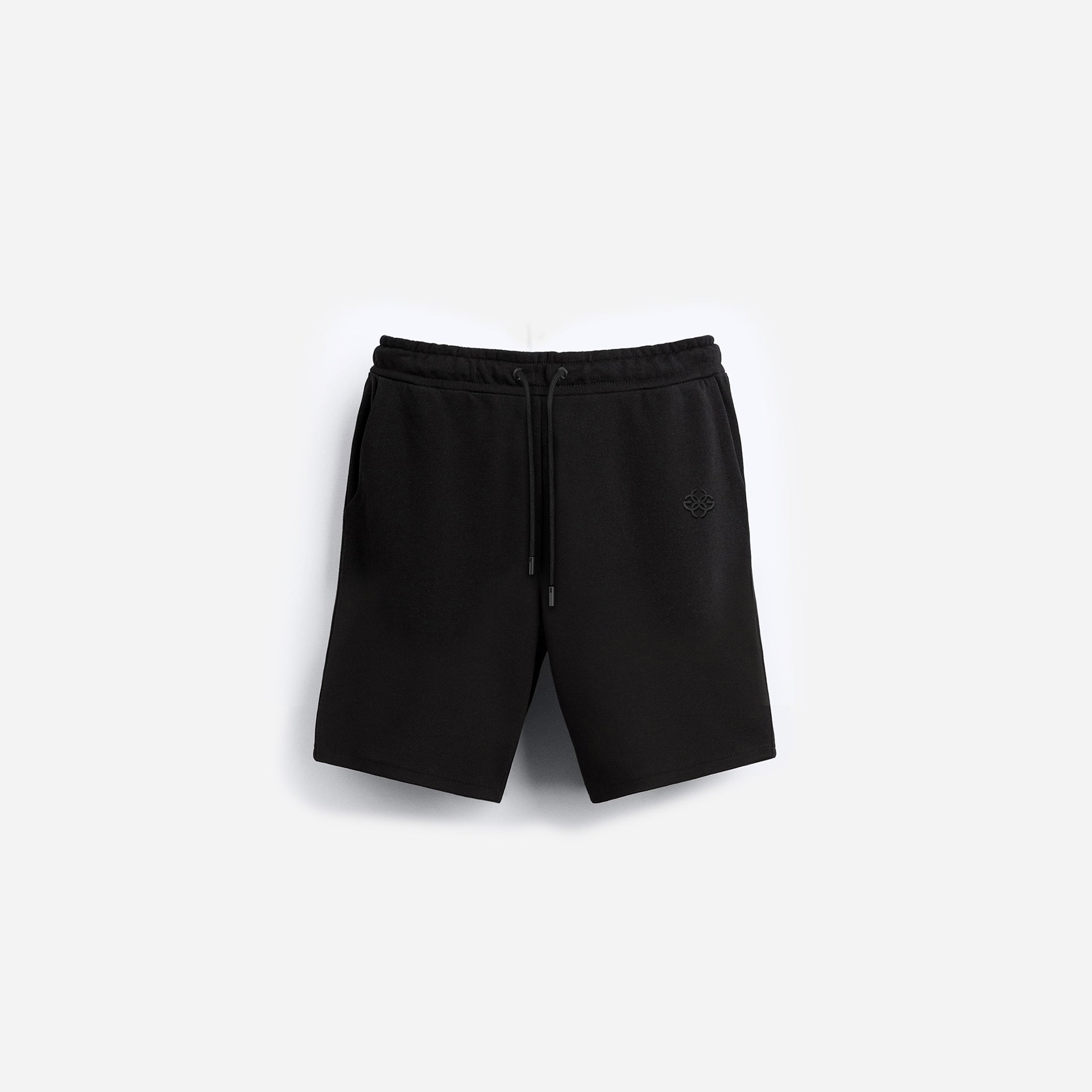 Sweat Shorts - Black Embroidery