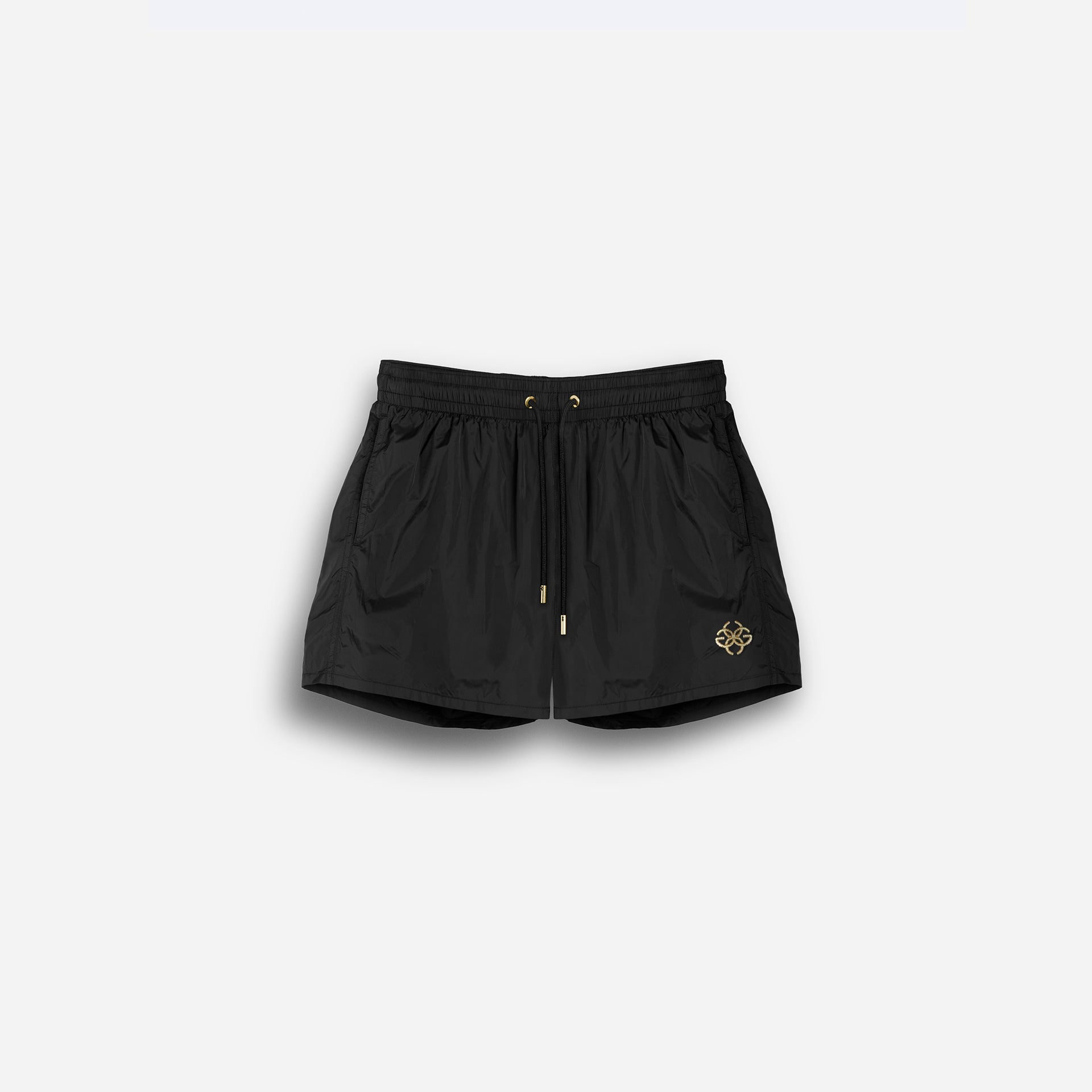 Swim Shorts - Gold Embroidery