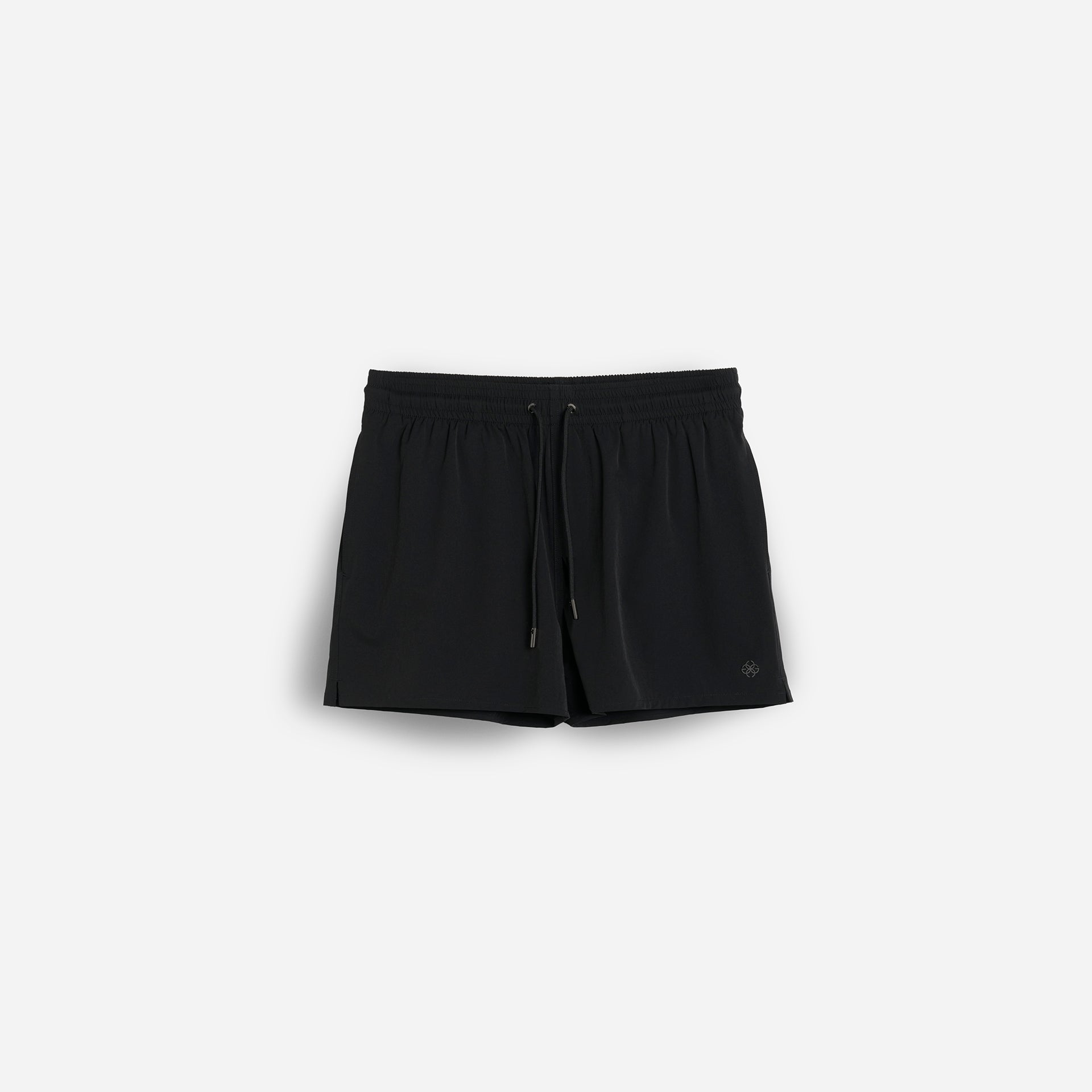 Swim Shorts Nylon - Black Embroidery 