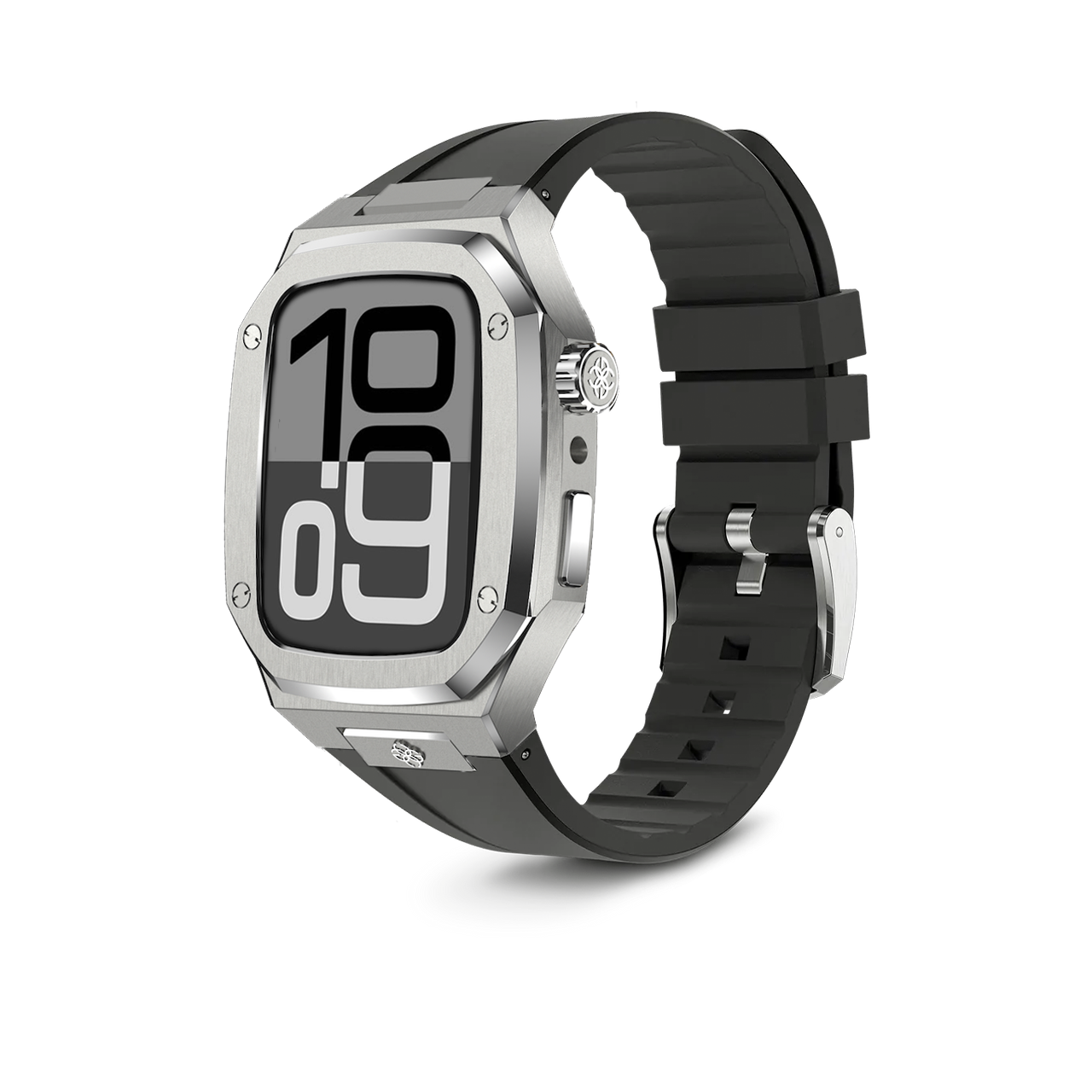 Apple Watch Case - SP44 - Silver Steel