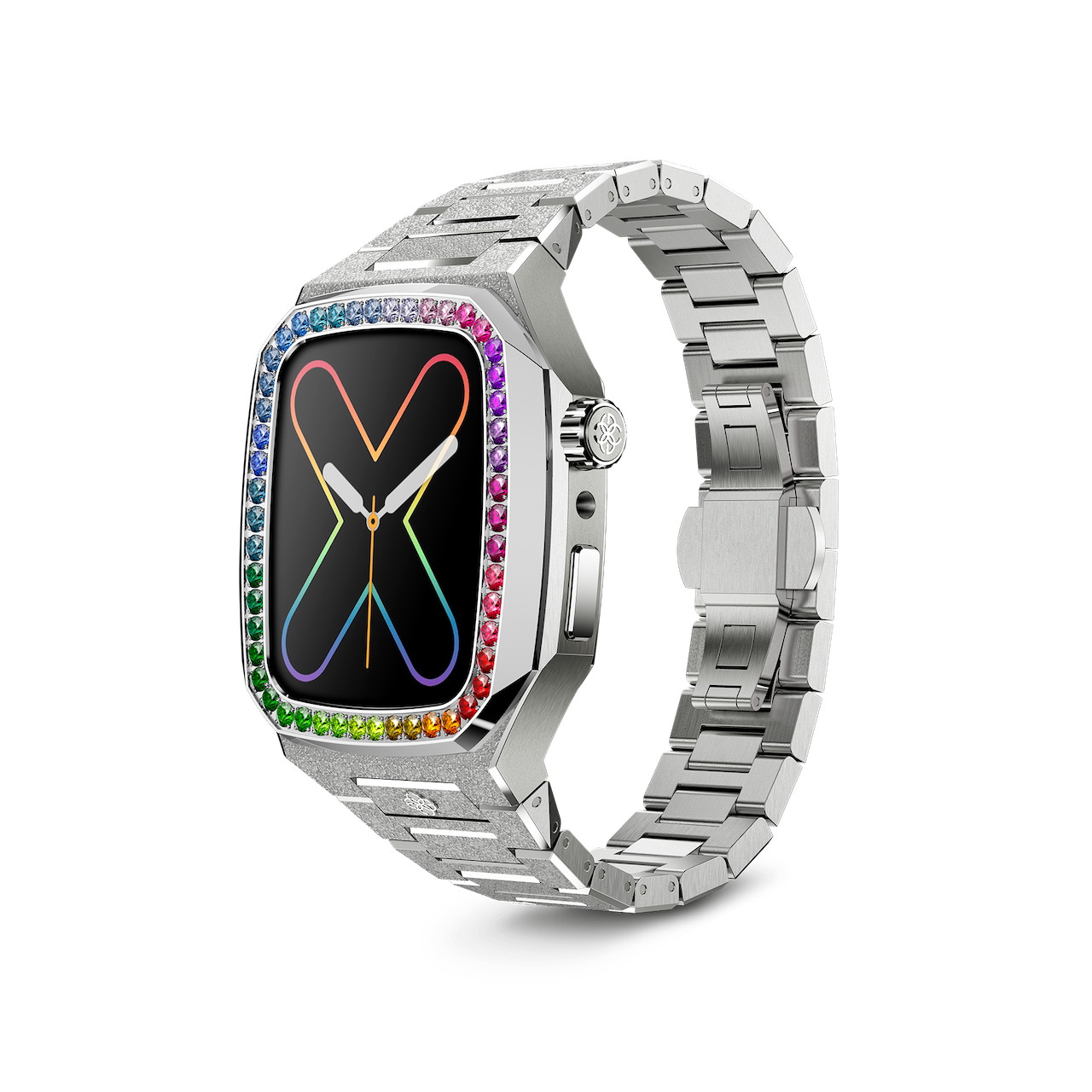 Apple Watch Case - EVF45 - RAINBOW Silver