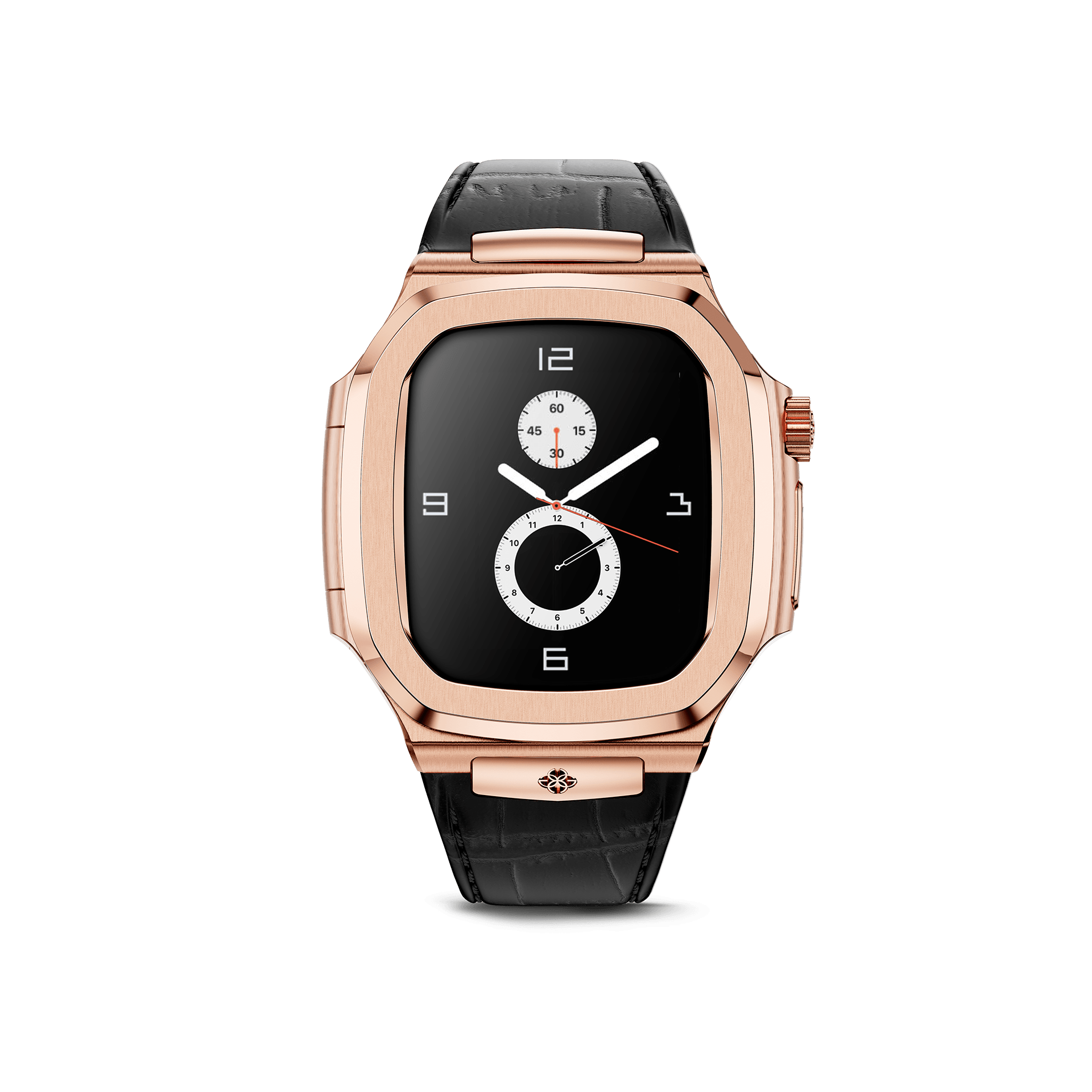 Apple Watch Case - ROL45 - Rose Gold / Black