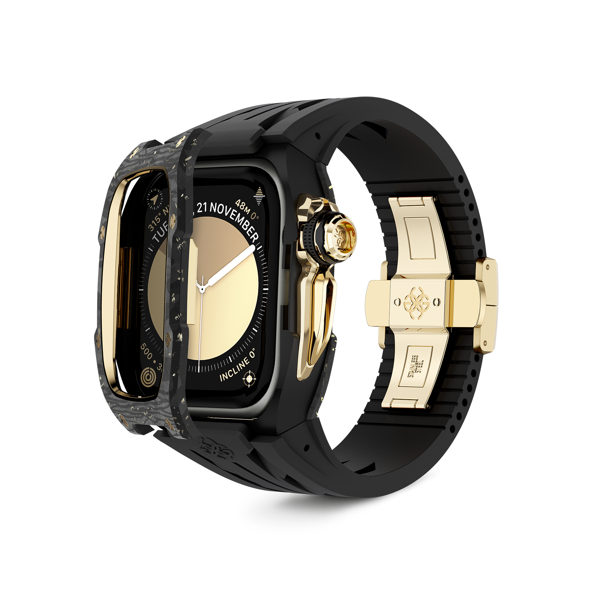 Apple Watch Case / RSCIII46 - Gold Carbon