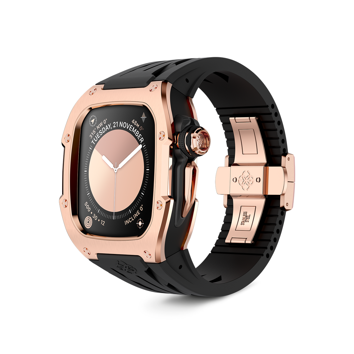 3A AP-PEL Caesar STEVE J Apple 40cm超 Apple Watch Case / RSTIII46 - Crepe Steel