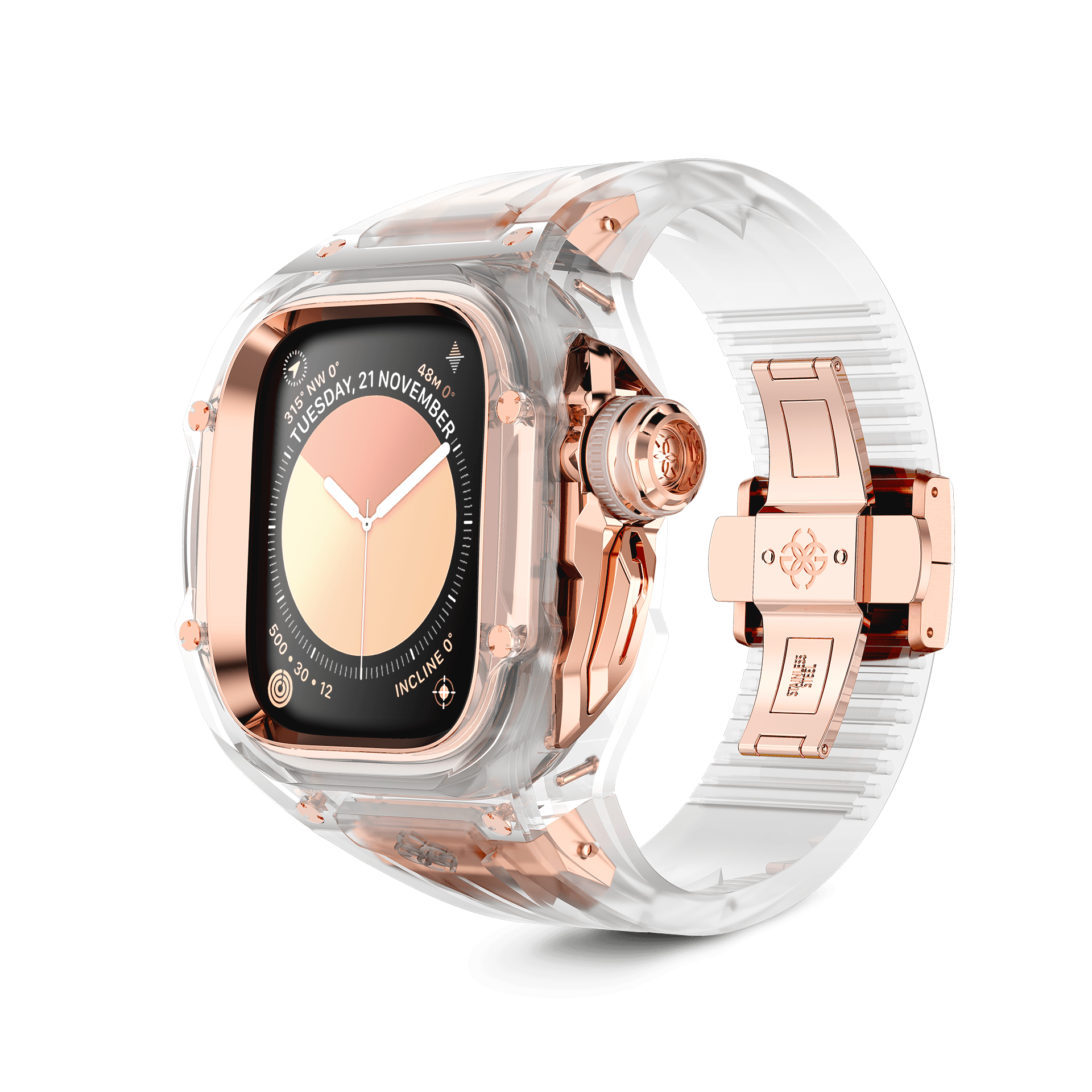 【10月中旬デリバリー】Apple Watch Case / RSTRIII49 - CRYSTAL ROSE