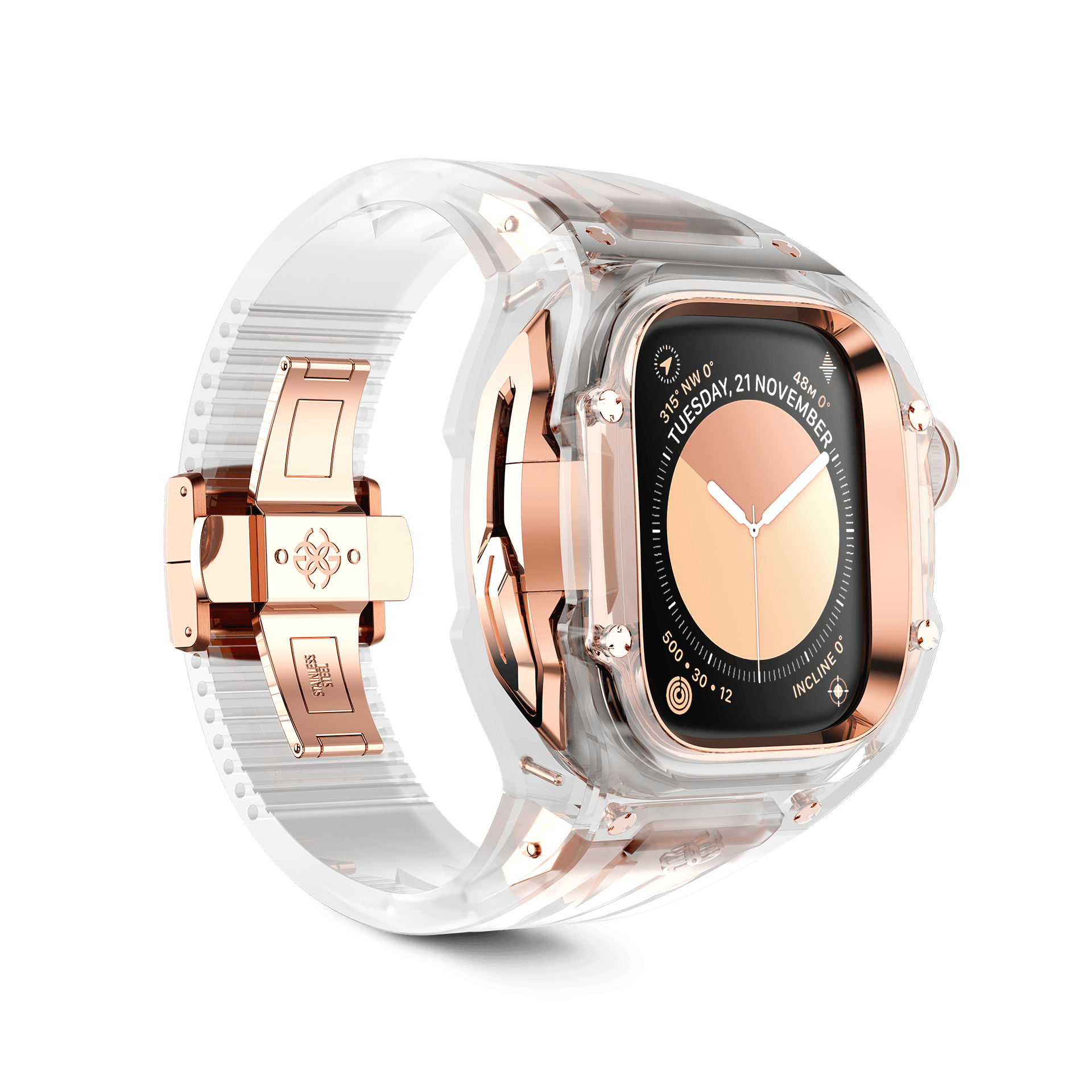 [Mid-October delivery] Apple Watch Case / RSTRIII49 - CRYSTAL ROSE