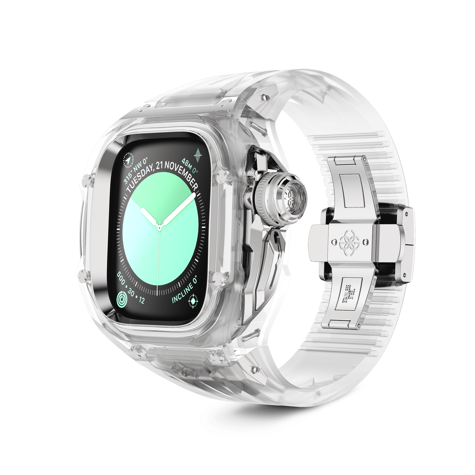 【10月中旬デリバリー】Apple Watch Case / RSTRIII49 - CRYSTAL STEEL