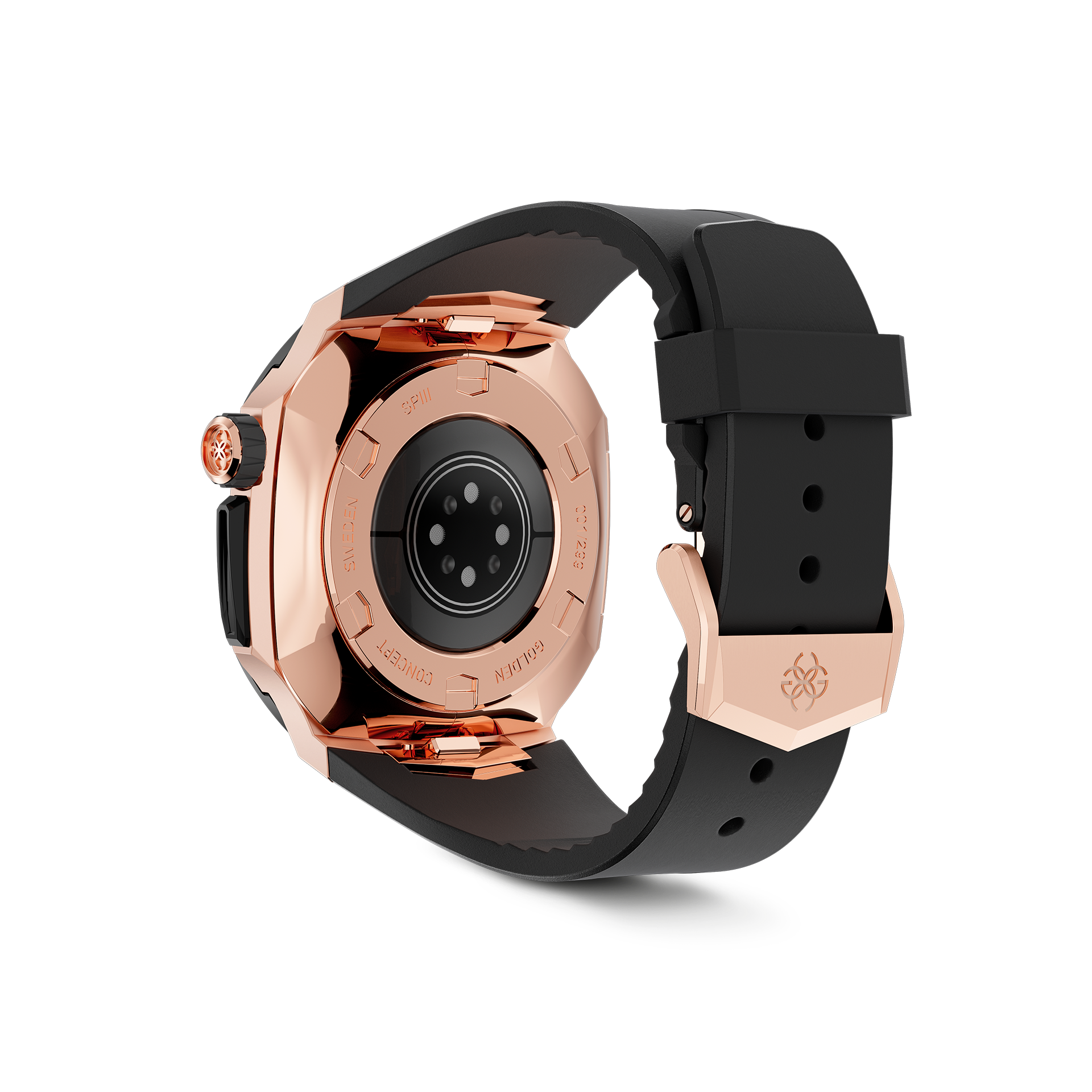 Apple Watch Case - SPIII41 - Rose Gold / Black