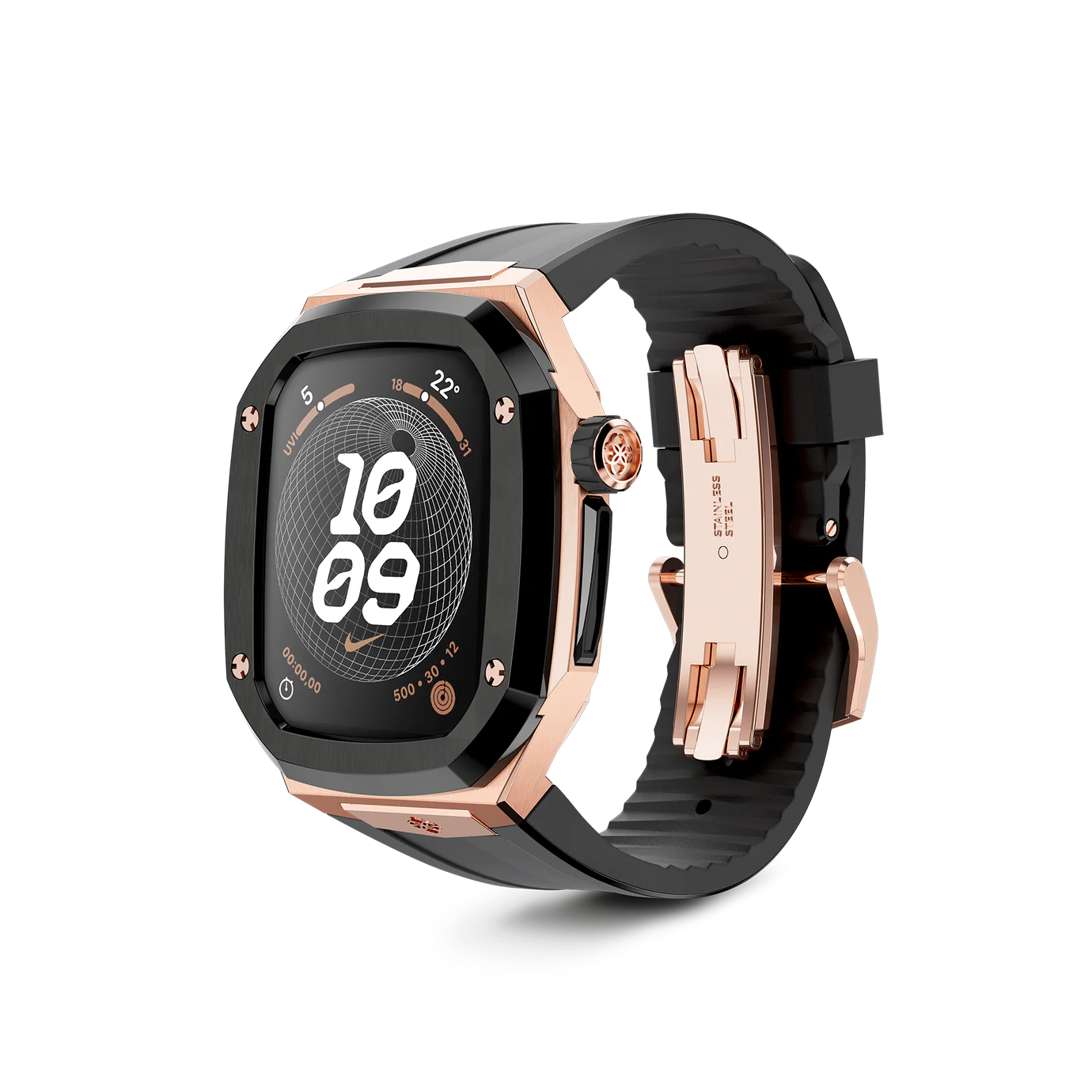 Apple Watch Case - SPIII45 - Rose Gold / Black