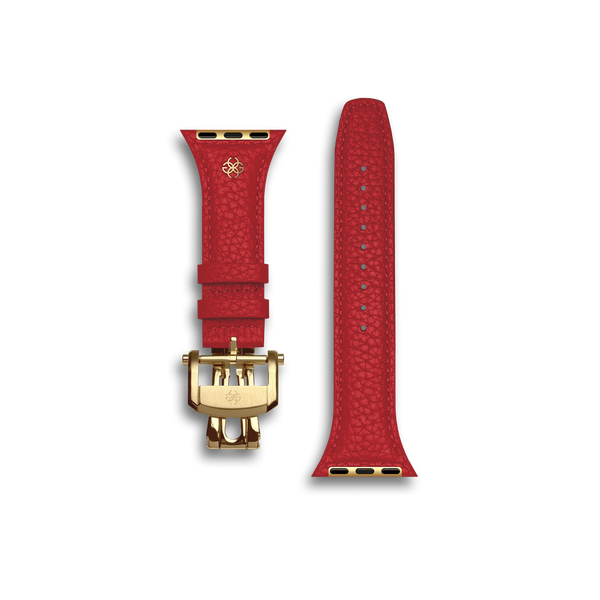 Apple Watch Strap / Full-Grain Leather - Cherry