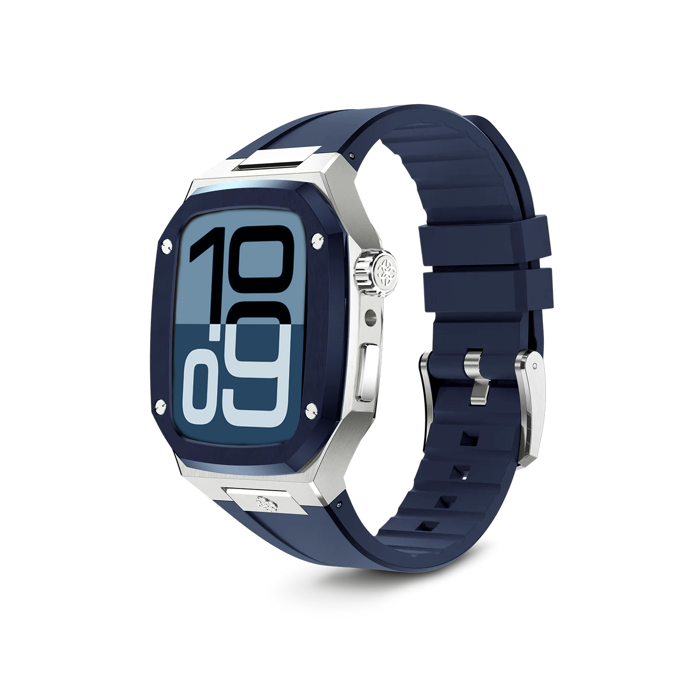 Apple Watch Case - SP44 - Silver / Blue