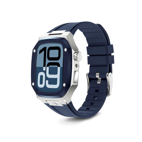 Apple Watch Case - SP44 - Silver / Blue