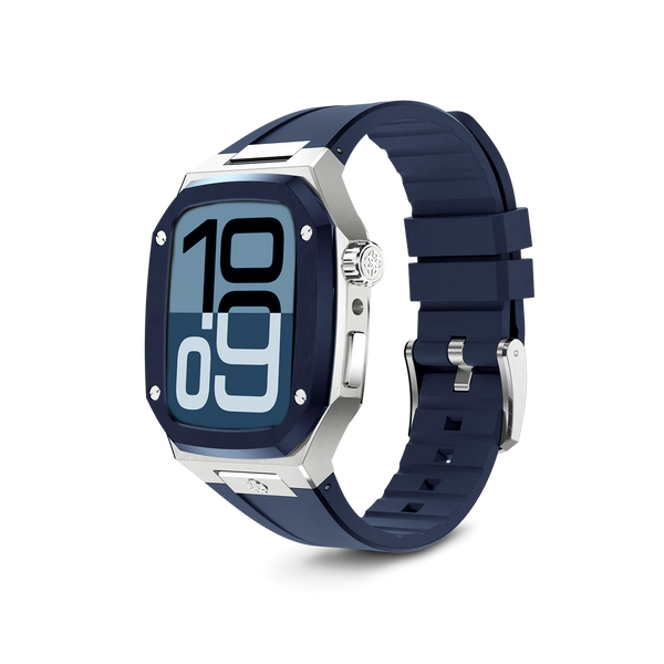 Apple Watch Case - SP44 - Silver / Blue