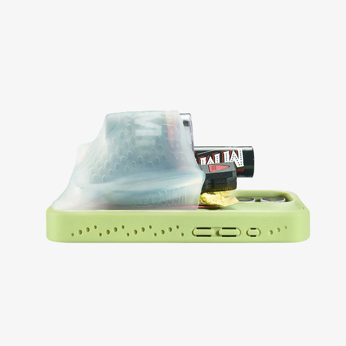 Flex Pouch™ Phone Case - MATCHA/CLEAR