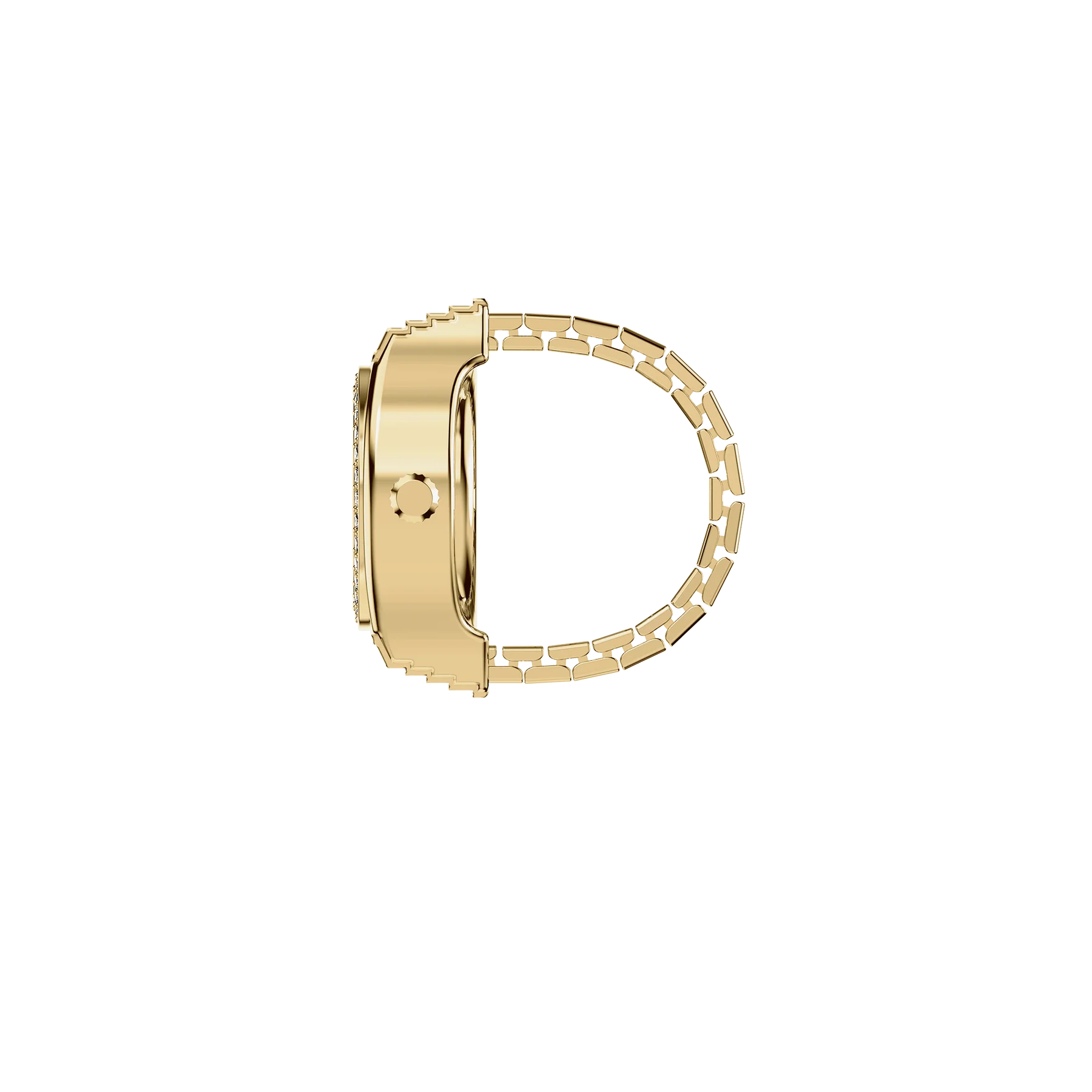 Luxe Classic Diamond Watch Ring - Cocoa