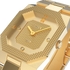 Octagonal Clou de Paris Diamond Watch - Golden Spring