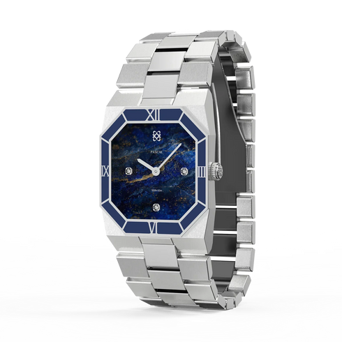 Octagonal Enamel Diamond Watch - Galactic Quest