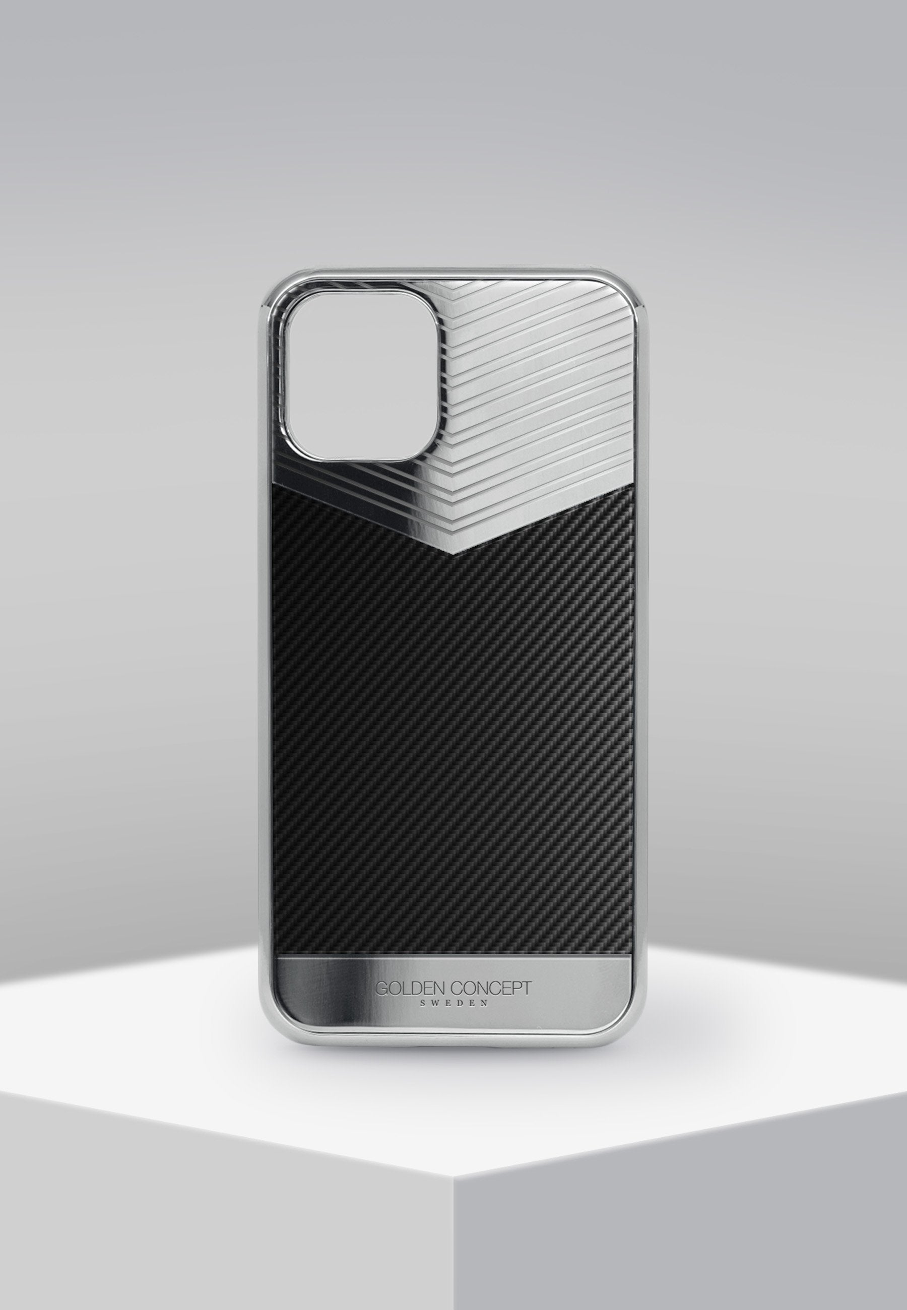 Golden Concept - Black Carbon Fiber  iPhone 12 Pro Case