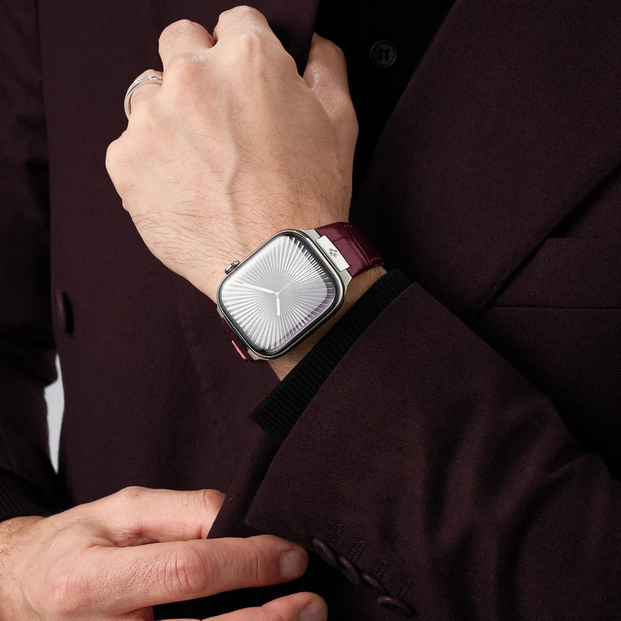 Apple Watch Strap / ALG Leather - Maroon