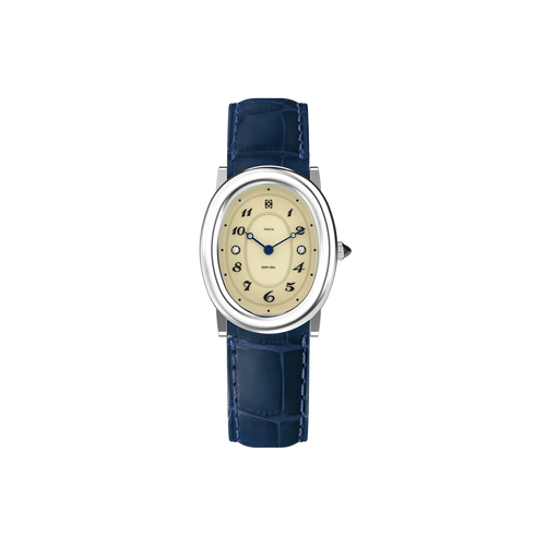 Oval Bubble Diamond Watch - Abysmal Sea