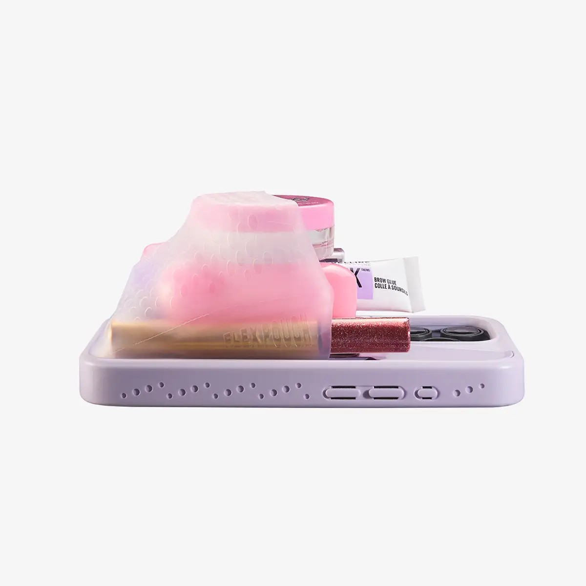 Flex Pouch™ Phone Case - LAVENDER/CLEAR