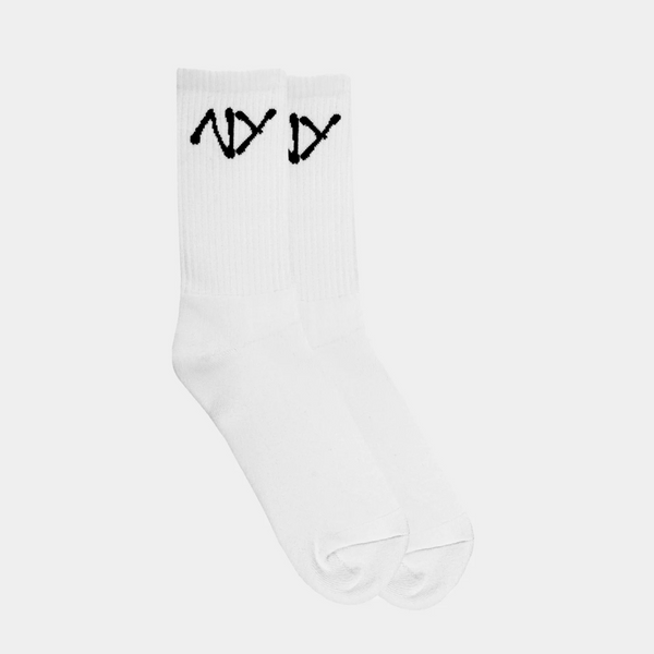 NY SOCK (WHITE/BLACK)
