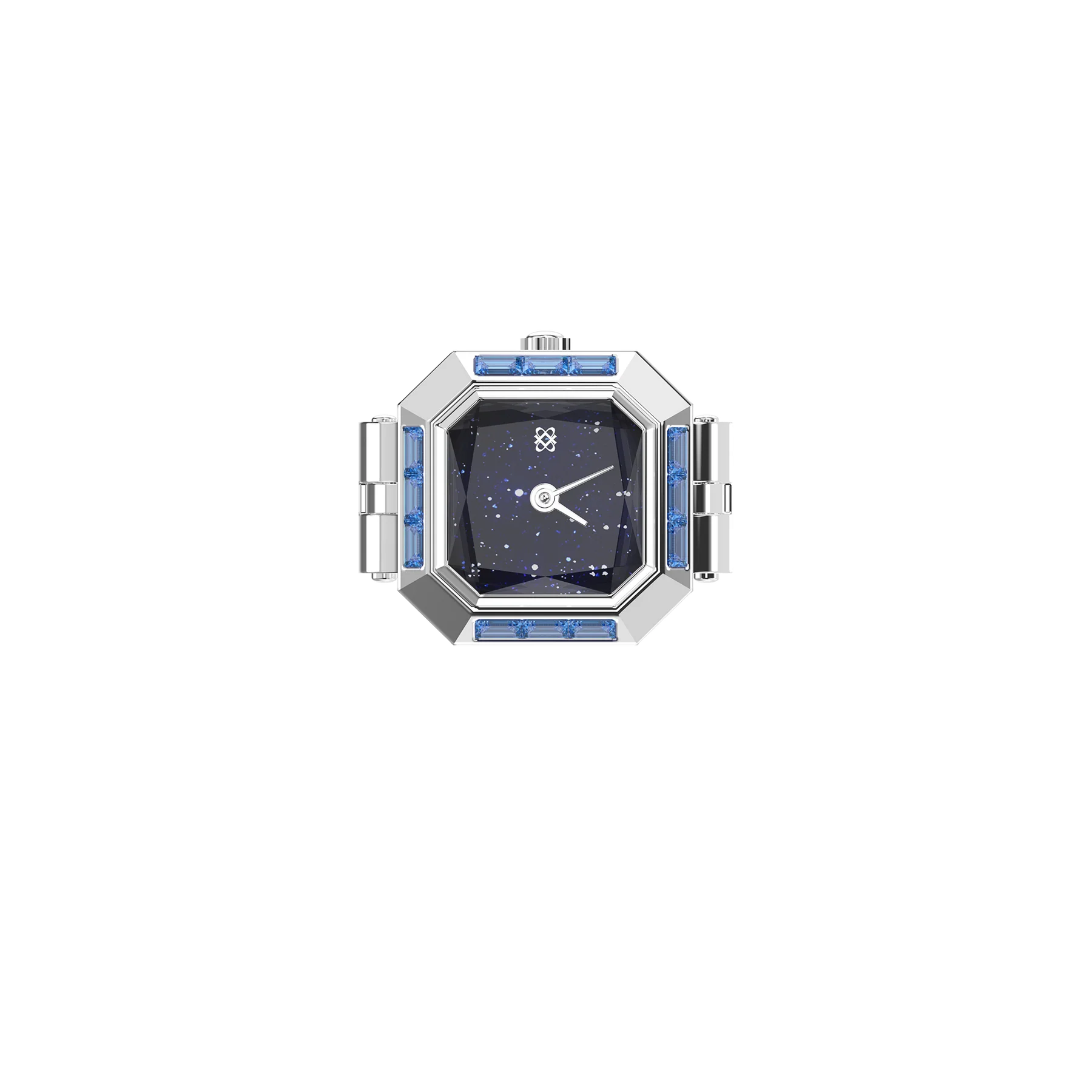 Sofia Prism Cocktail Watch Ring - Starry Night