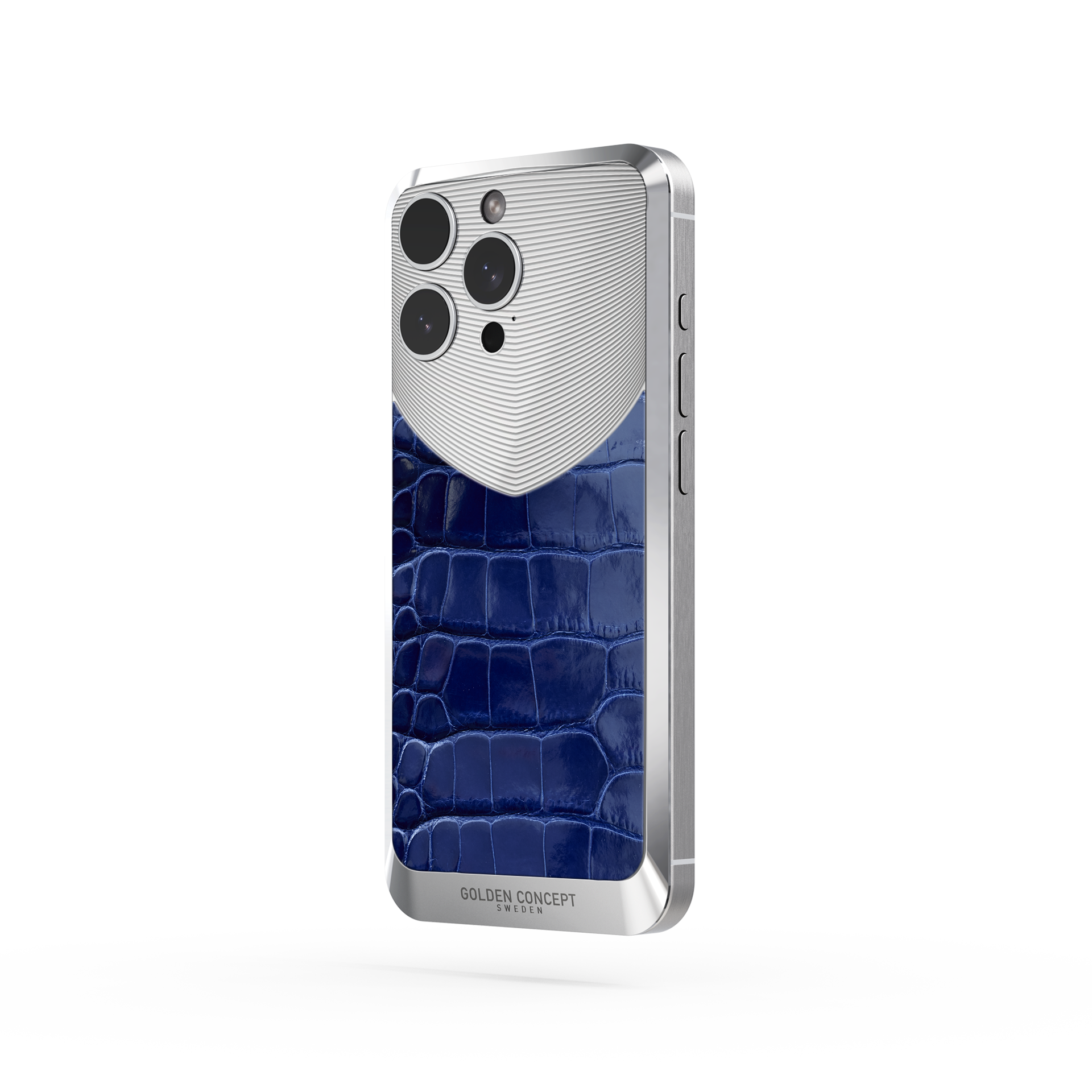 iPhone Case / RST16 - Magnetic Shield Alligator Edition - Glossy Blue