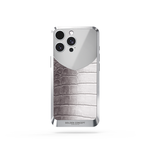 iPhone Case / RST16 - Magnetic Shield Crocodile Edition - Himalaya