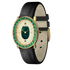 Oval Halo Diamond Watch - Greenery Crown